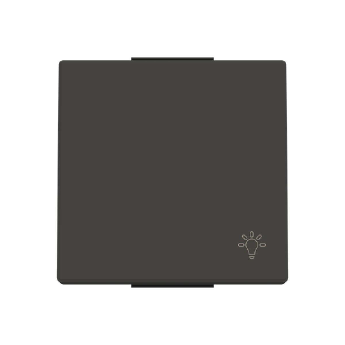 Rocker Symbol "light" for Switchpush button, Single rocker Black - Sky Niessen