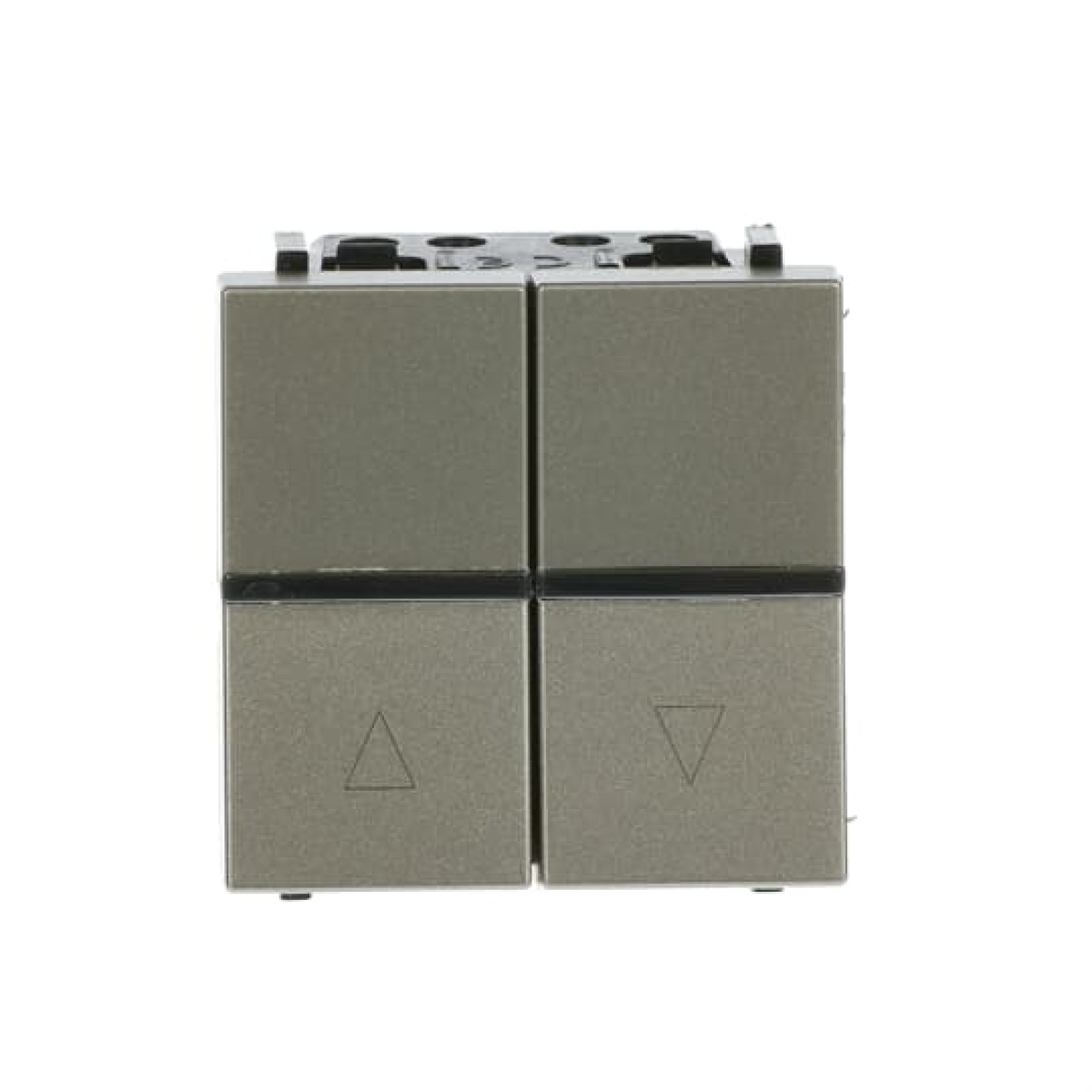 Blind control switch 1-pole push button 2 Rocker 1 pole, Champagne - Zenit