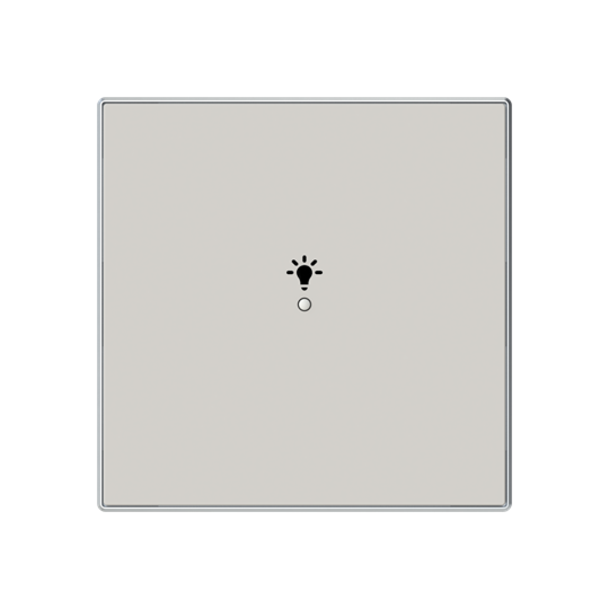Cover plate Symbol "light" for Switchpush button Single push button Dune - Sky Niessen