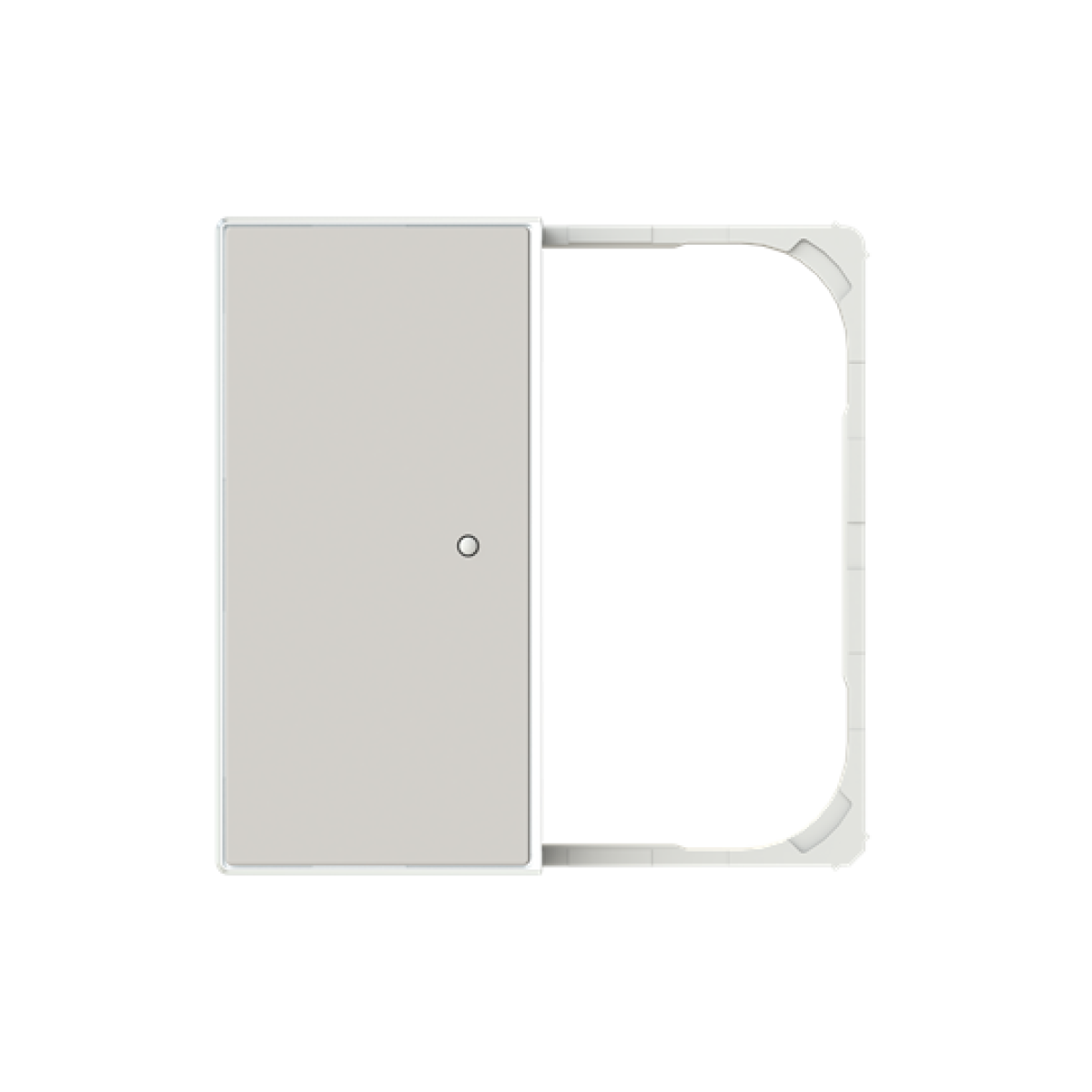 Cover plate Without imprint for Switchpush button Two-part button Dune - Sky Niessen