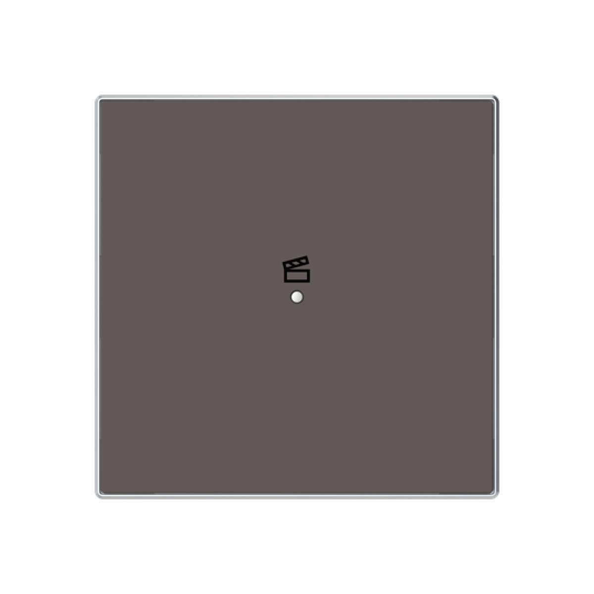 Cover plate Scene symbol for Switchpush button Single push button Taupe - Sky Niessen