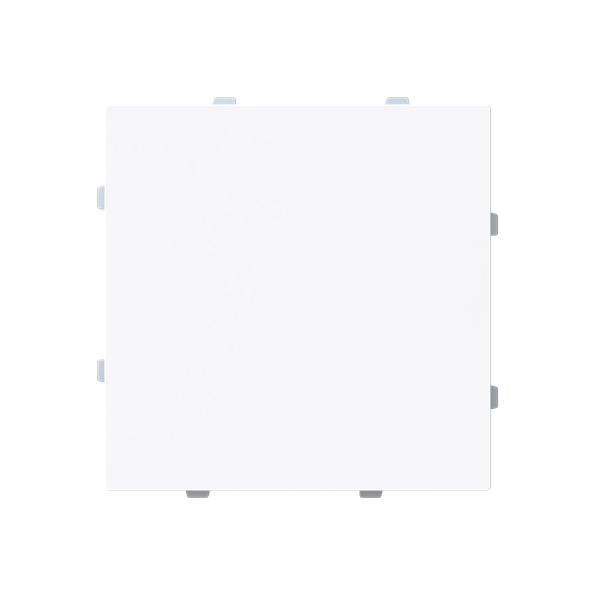 Cover Blind plate with Without imprint White - Alba