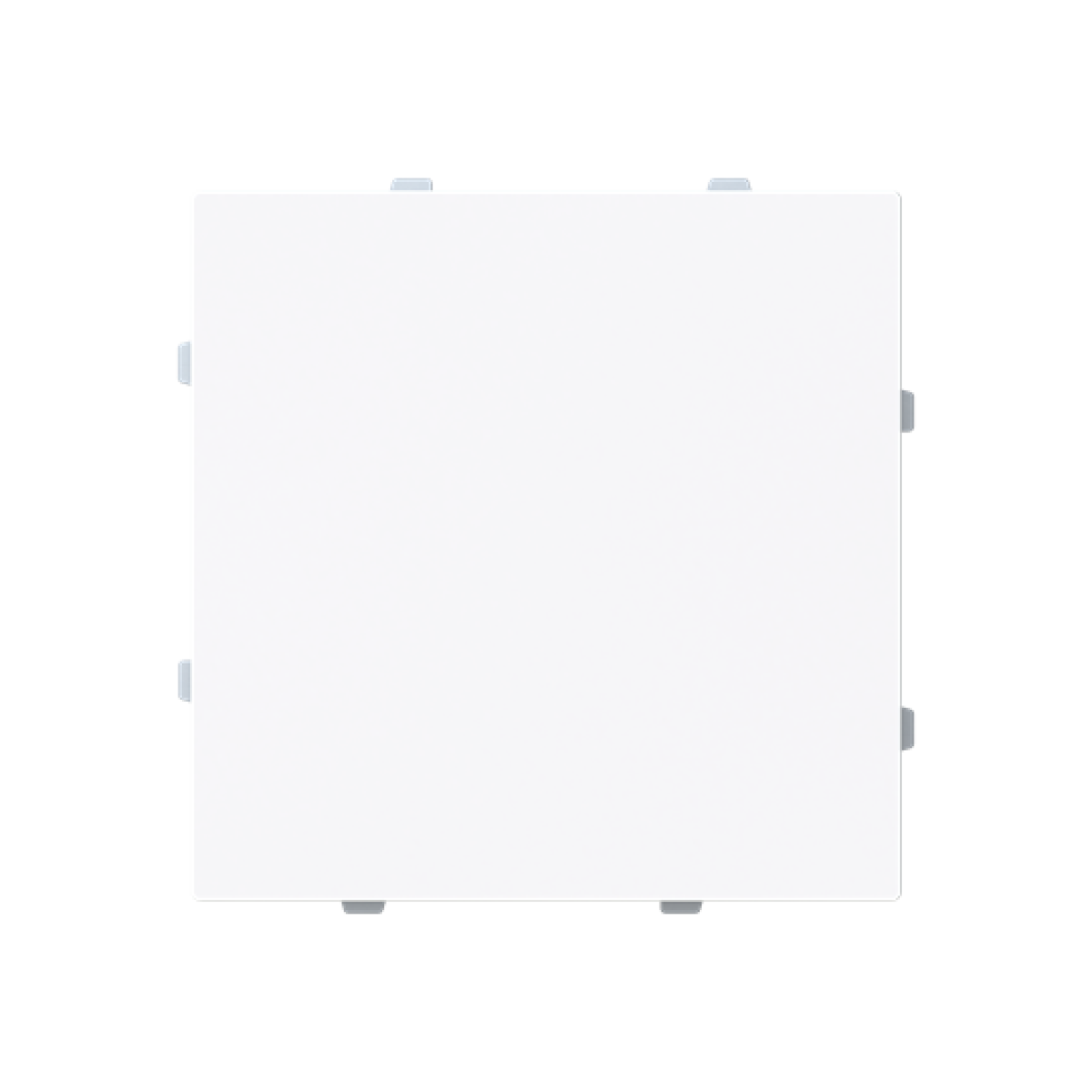 Cover Blind plate with Without imprint White - Alba