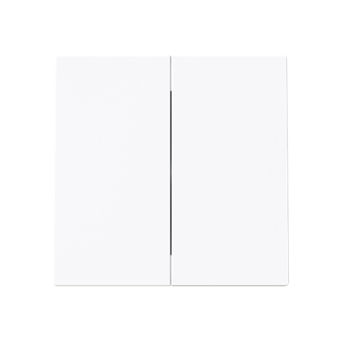 Rocker Without imprint for Switchpush button, Two-part rocker White - Alba