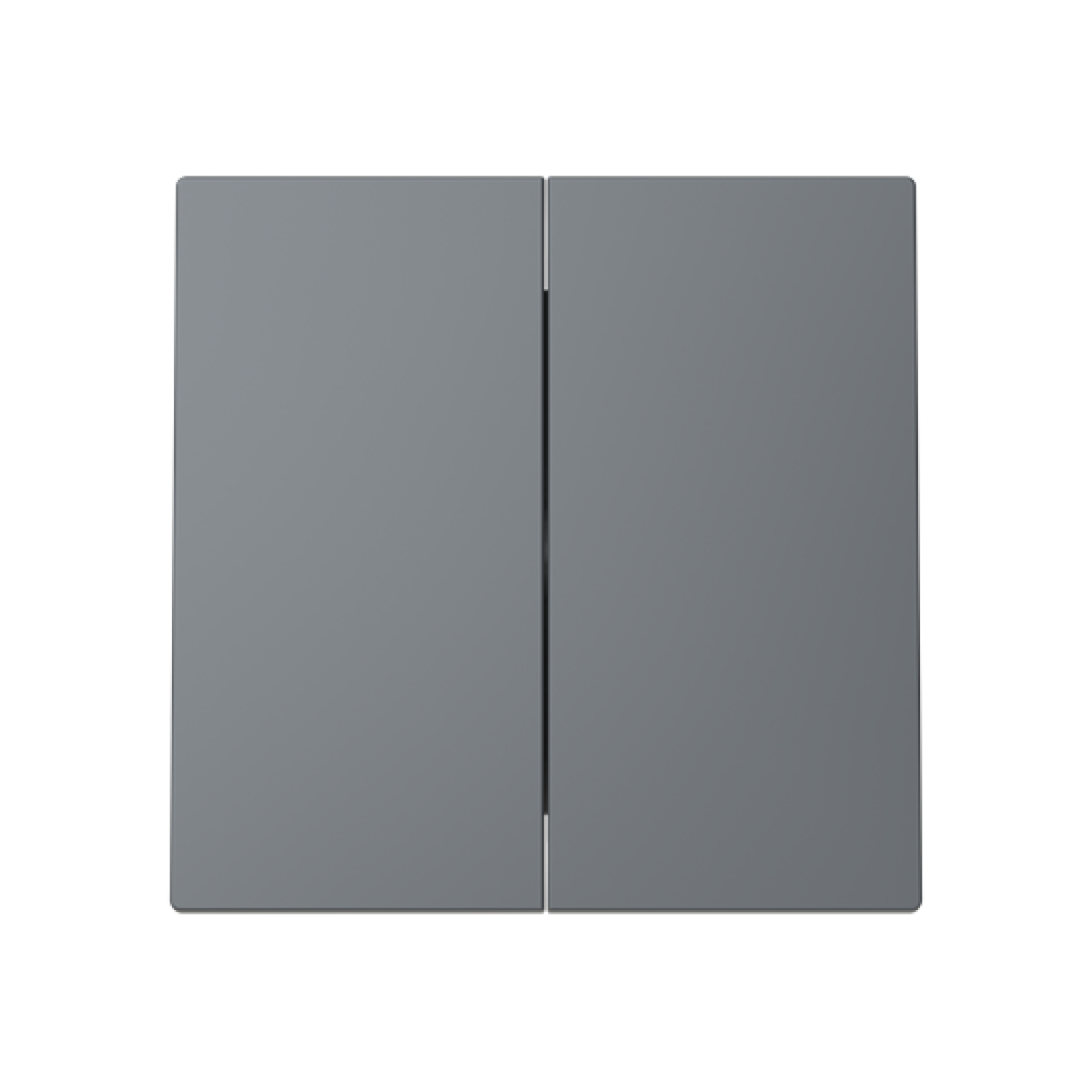 Rocker Without imprint for Switchpush button, Two-part rocker Grey - Alba