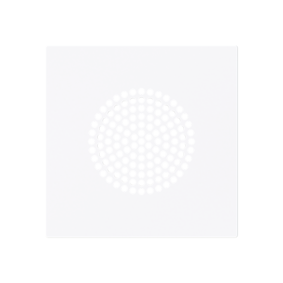 Cover plate Loudspeaker Central cover plate White - Alba