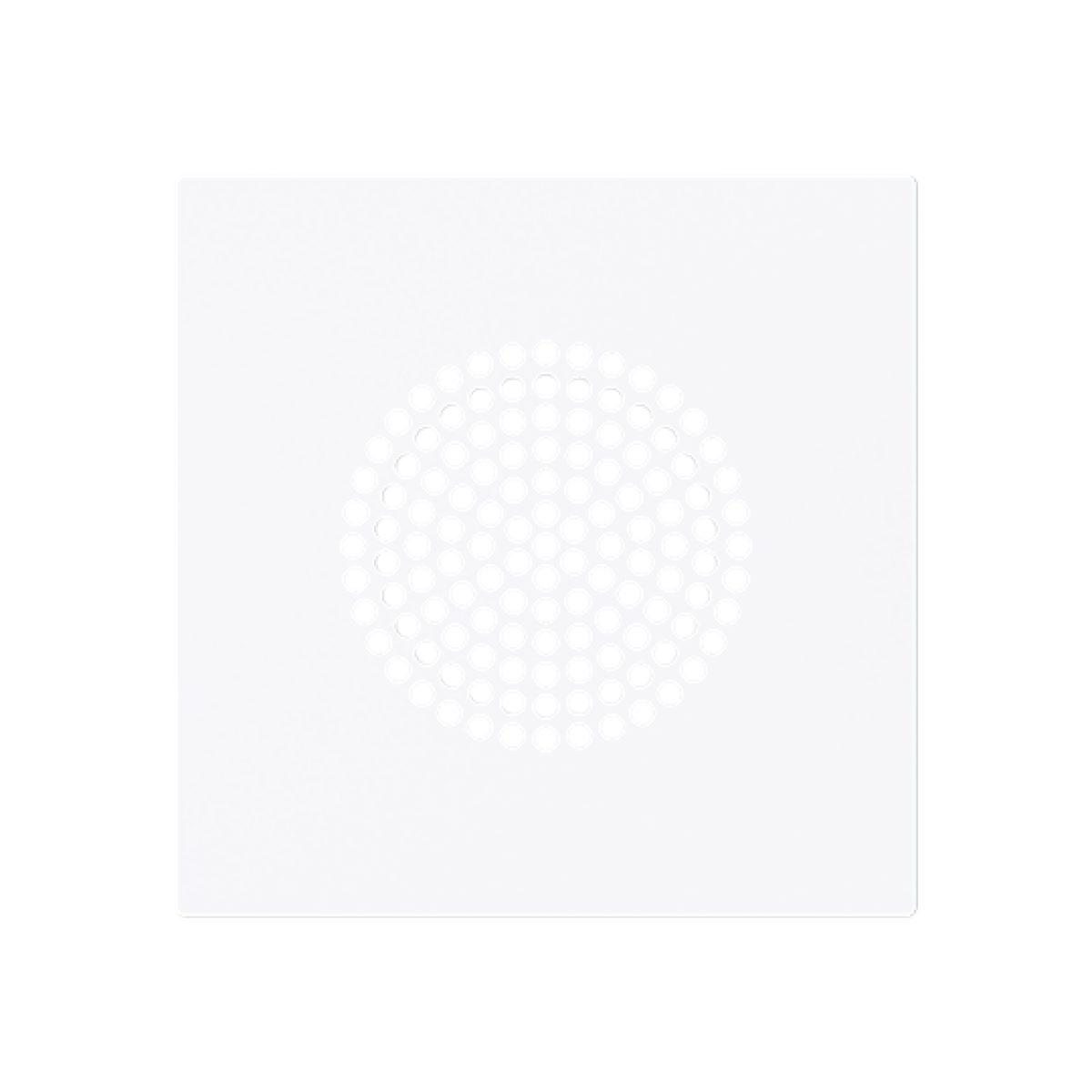 Cover plate Loudspeaker Central cover plate White - Alba