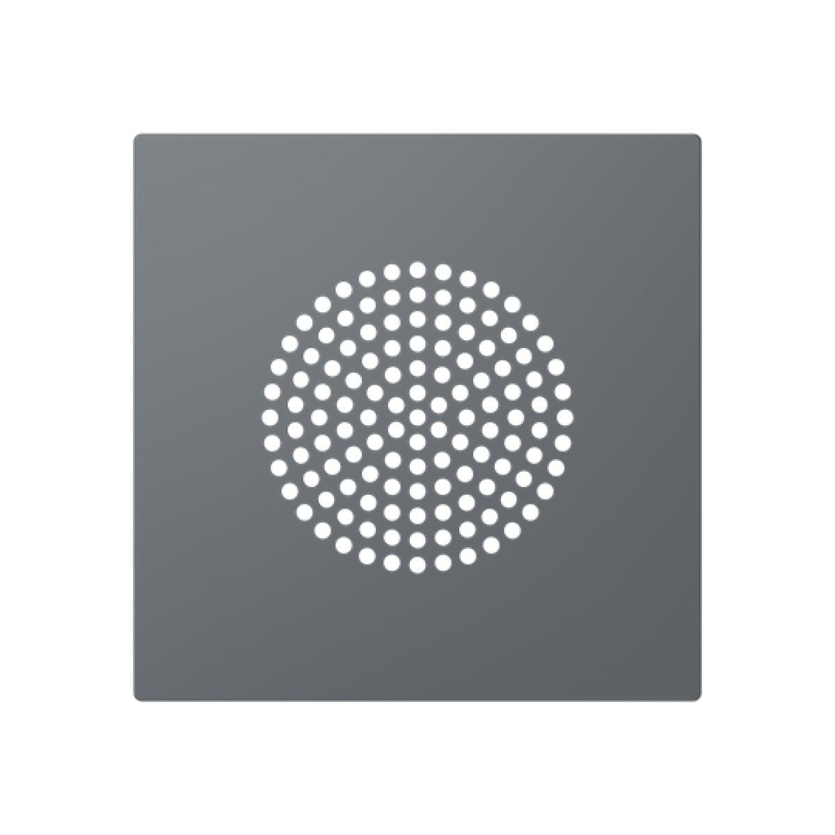 Cover plate Loudspeaker Central cover plate Grey - Alba