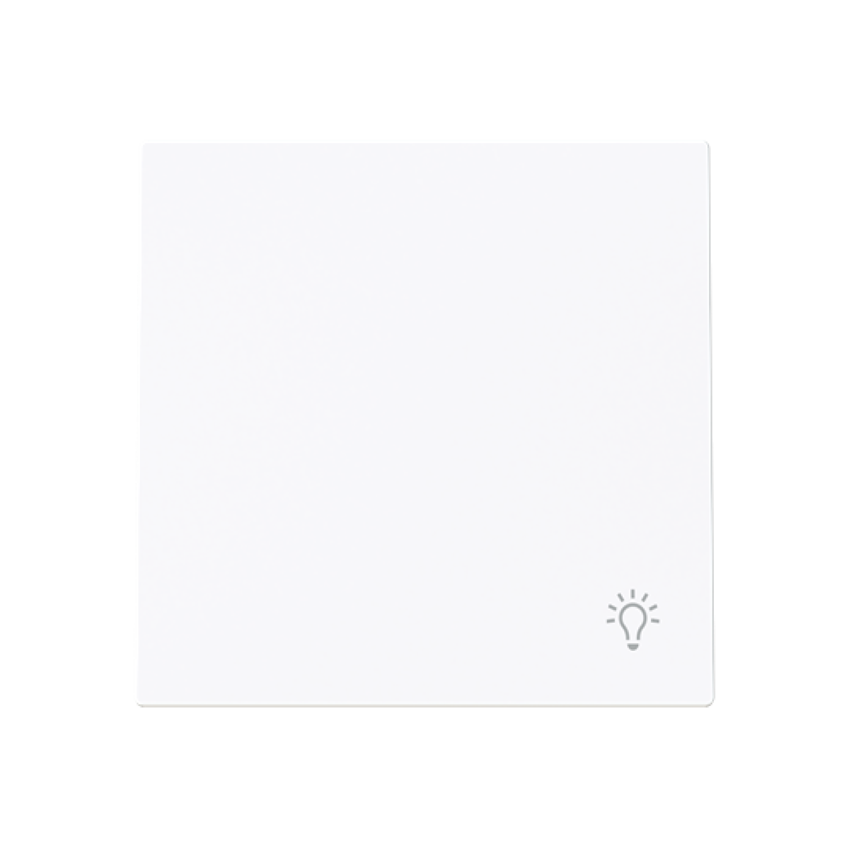 Rocker Symbol "light" for Switchpush button, Single rocker White - Alba