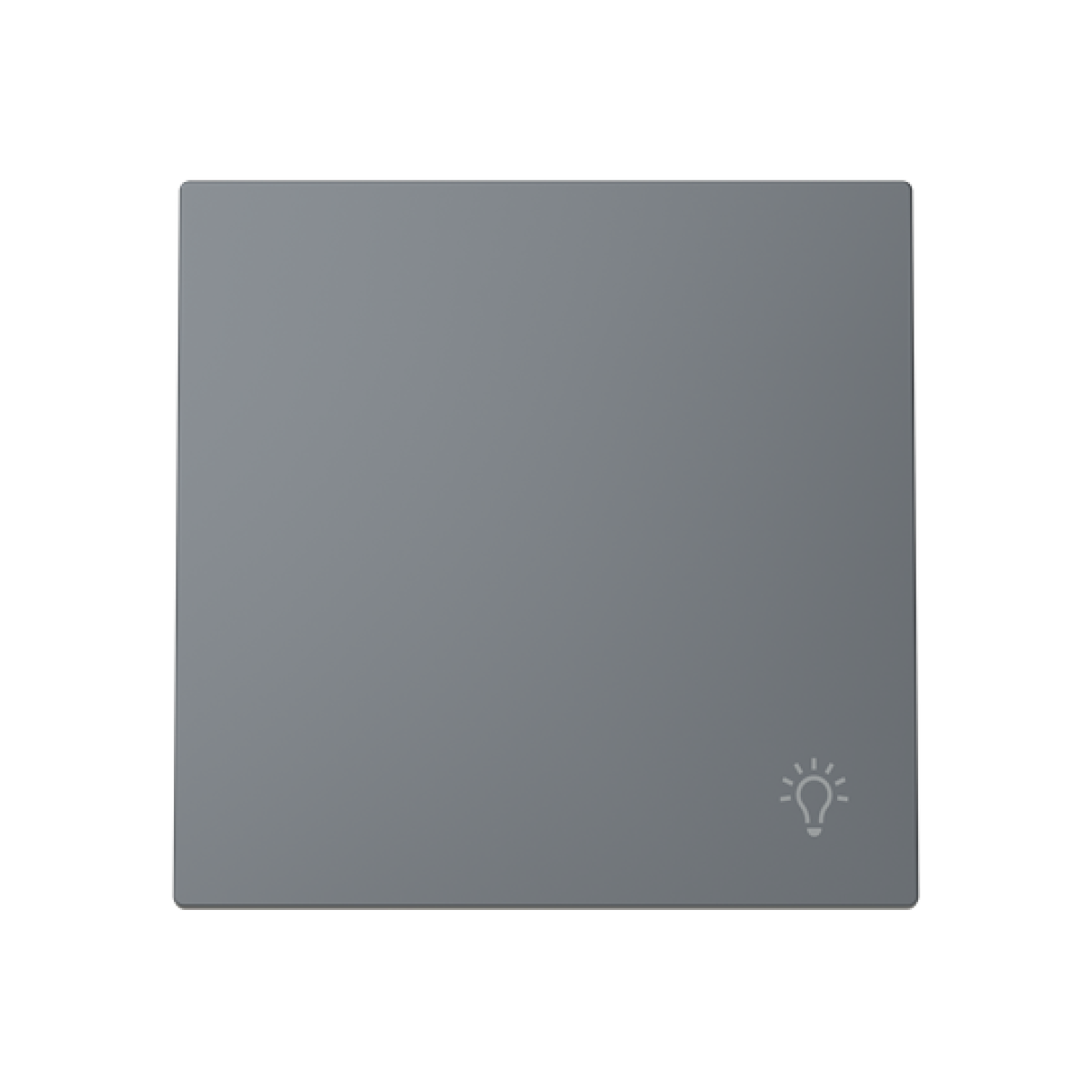 Rocker Symbol "light" for Switchpush button, Single rocker Grey - Alba