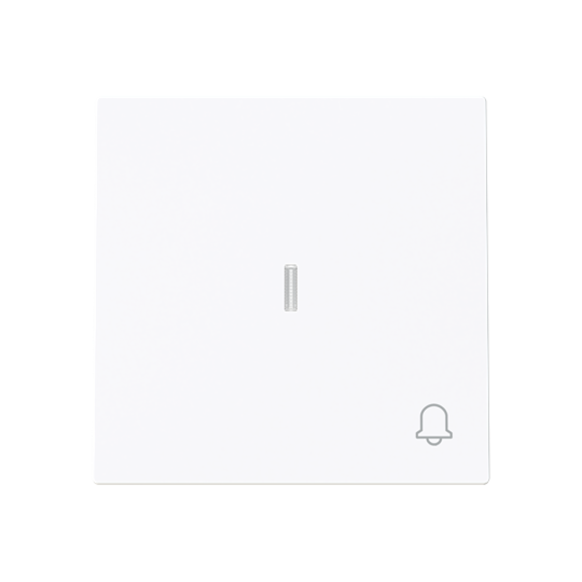 Rocker Symbol "bell" for Switchpush button, Single rocker White - Alba