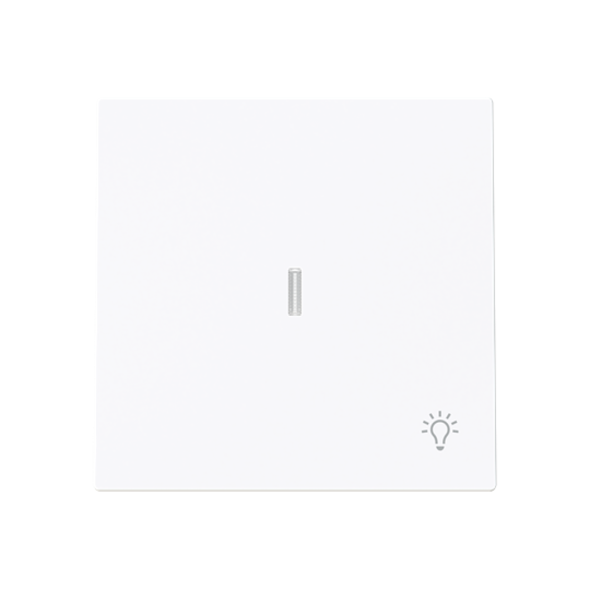 Rocker Symbol "light" for Switchpush button, Single rocker White - Alba