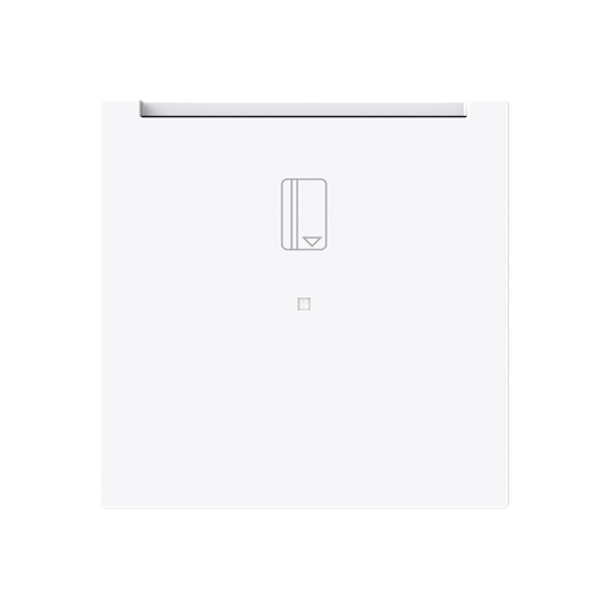 Rocker Symbol "keydoor" for Switchpush button Hotel card White - Alba