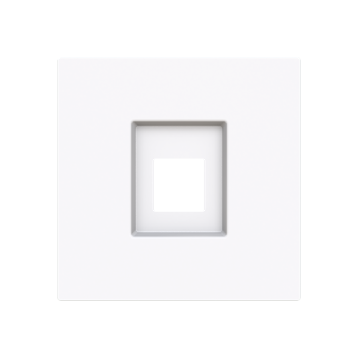 Cover plate For data connection housing 1 gang White - Alba