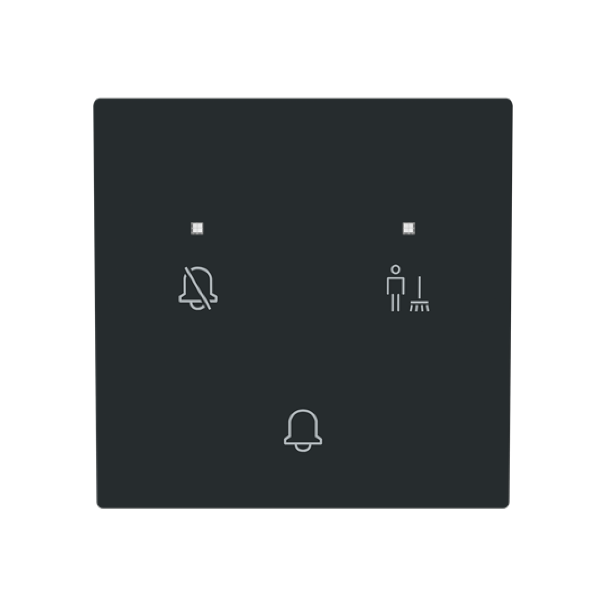 Rocker DNDMUR symbol for Signalling, Single rocker Black - Alba