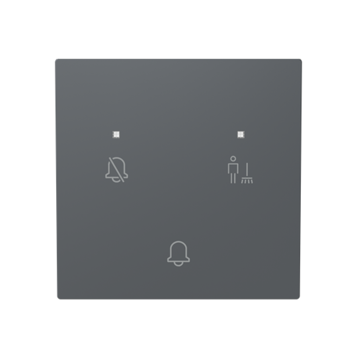 Rocker DNDMUR symbol for Signalling, Single rocker Grey - Alba