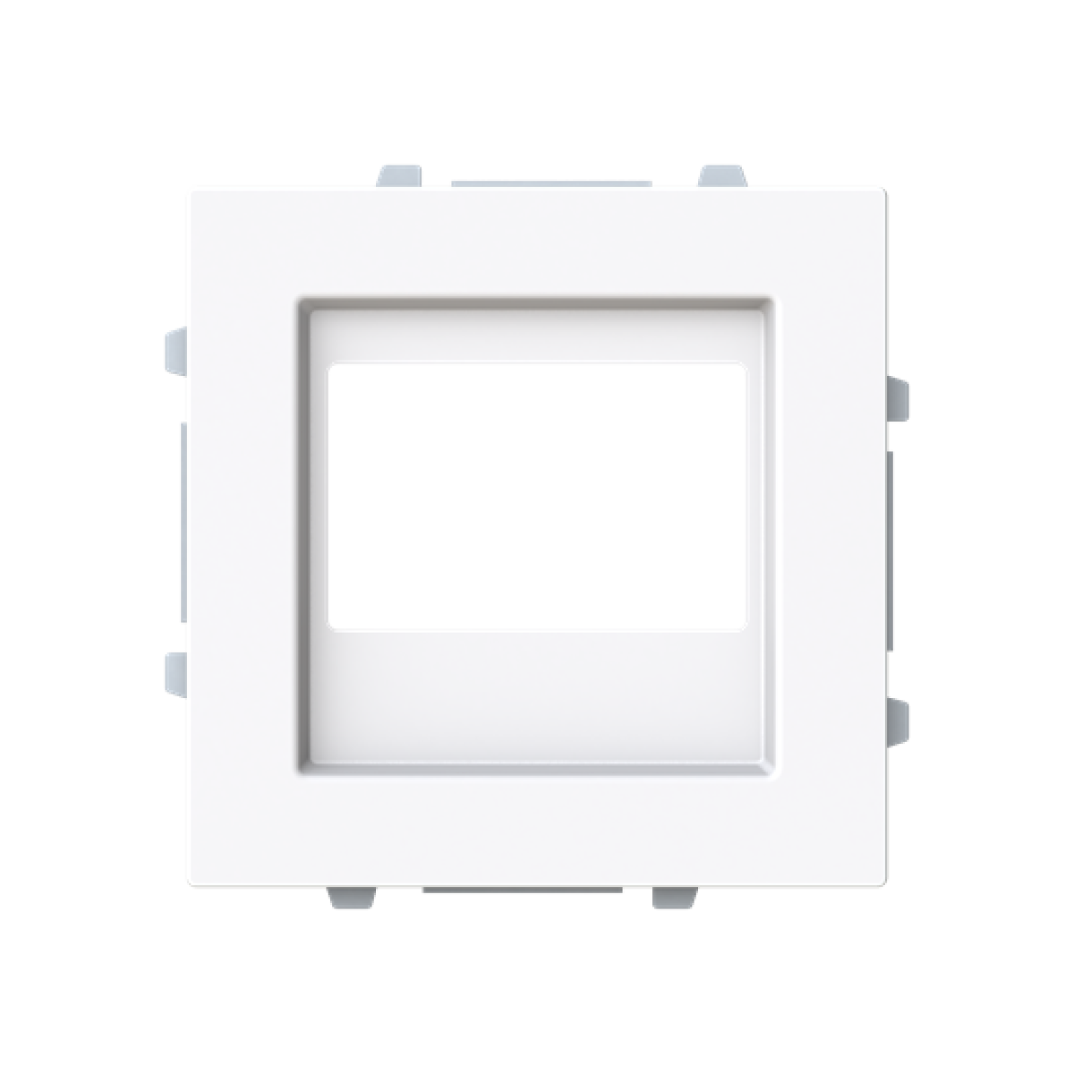 Cover plate Radio receiver Central cover plate White - Alba