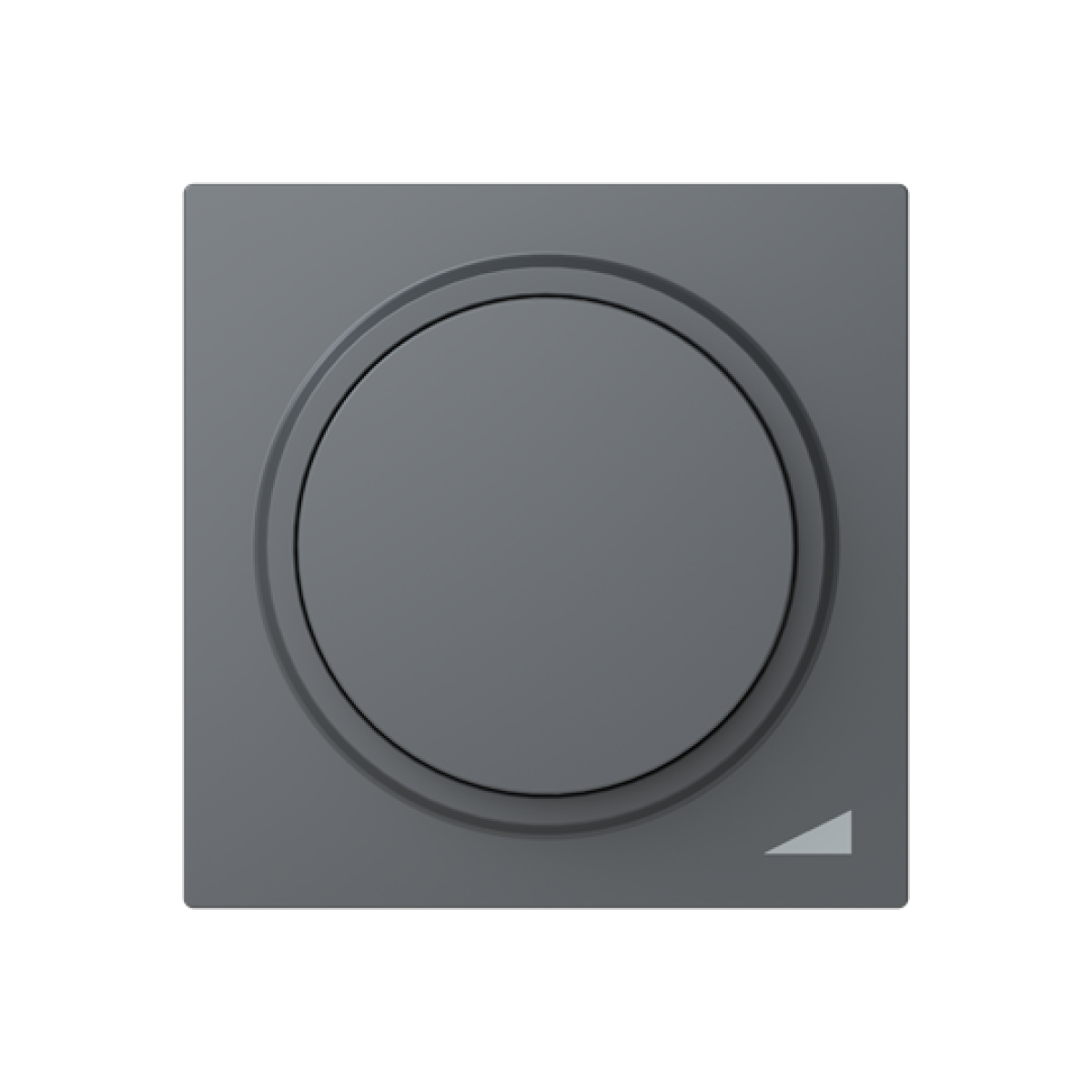 Cover plate Symbol "rotational speed" for Dimmer Turn button Grey - Alba