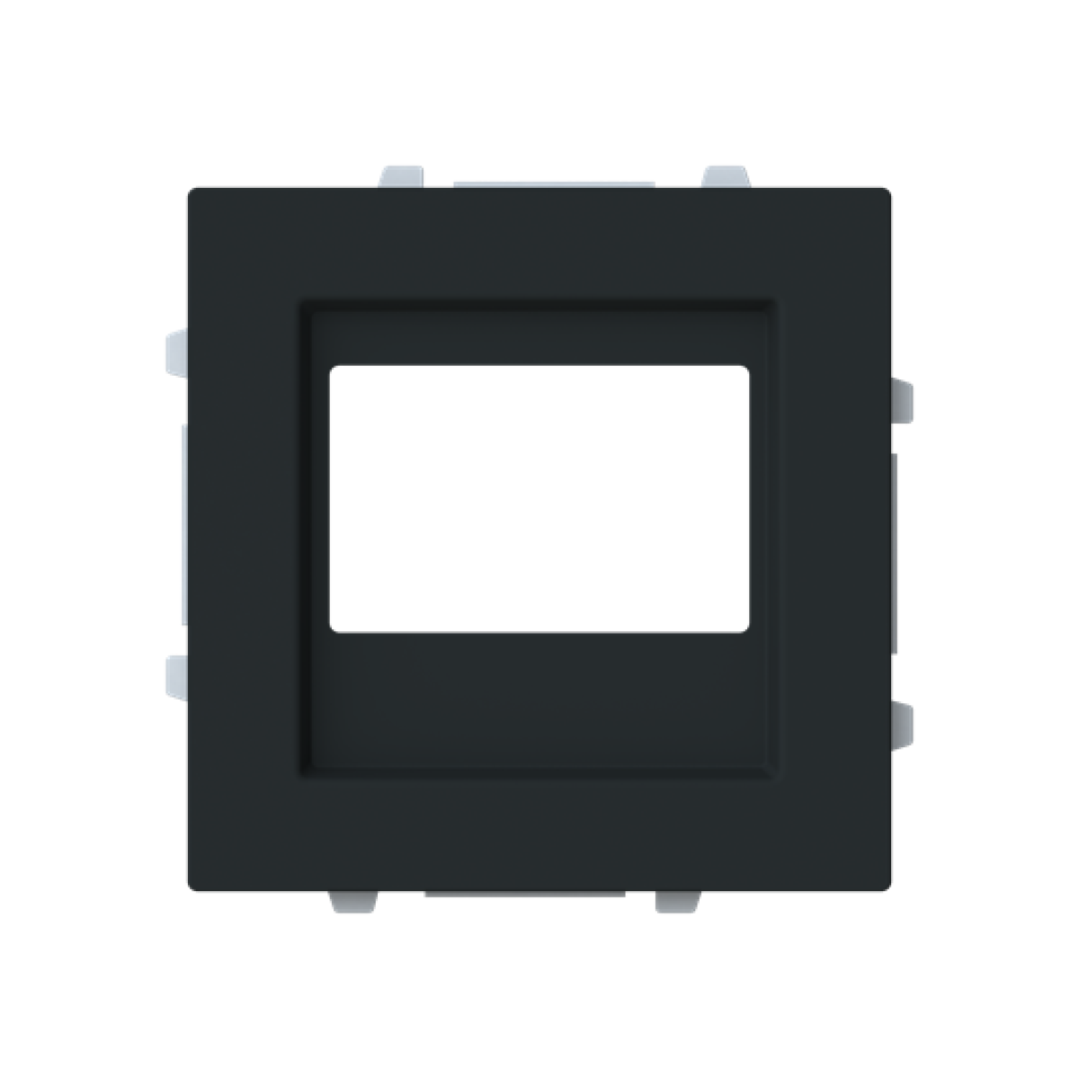 Cover plate Radio receiver Central cover plate Black - Alba