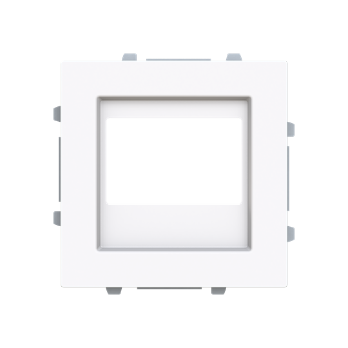 Cover plate Radio receiver Central cover plate White - Alba