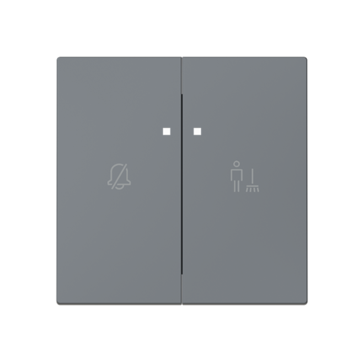 Rocker Various symbols for Signalling, Two-part rocker Grey - Alba