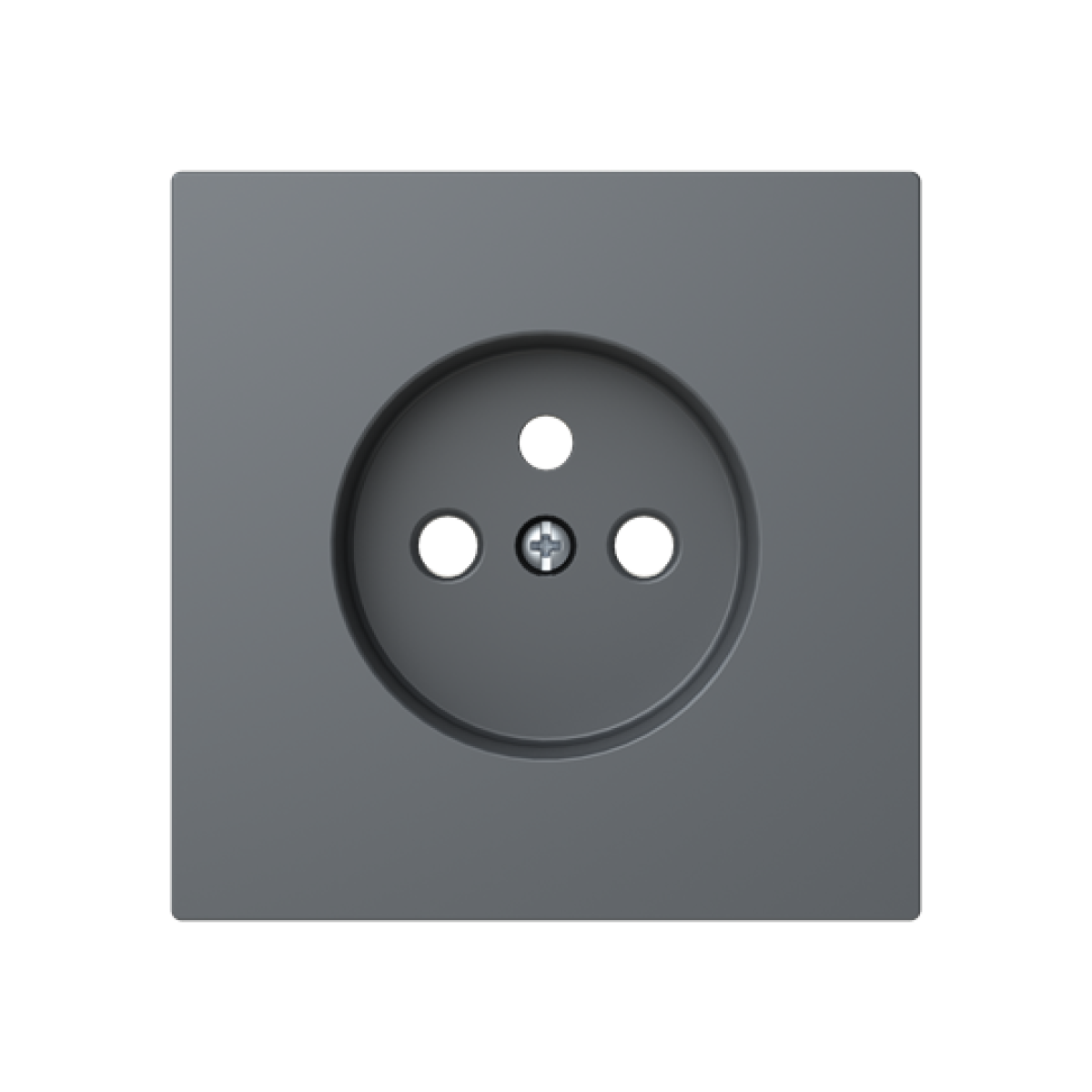 Cover socket outlet Central cover plate for Socket outlet Various symbols Grey - Alba