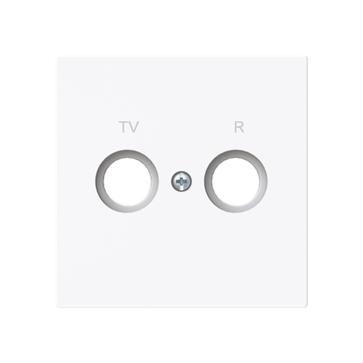 Cover plate SAT 1 gang White - Alba