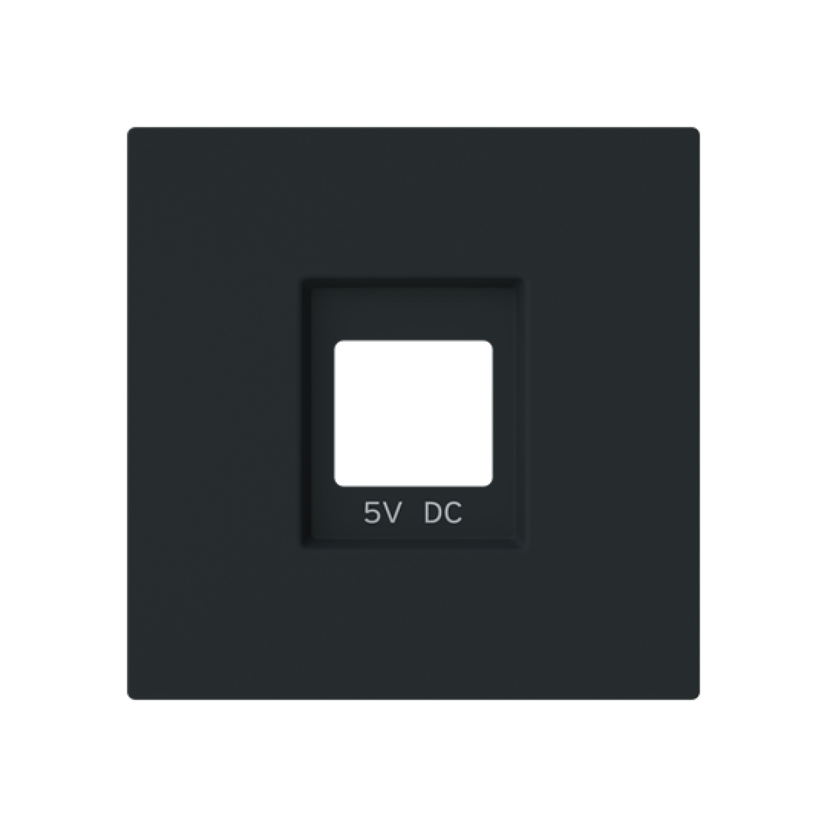 Cover USB charger for USB Black - Alba