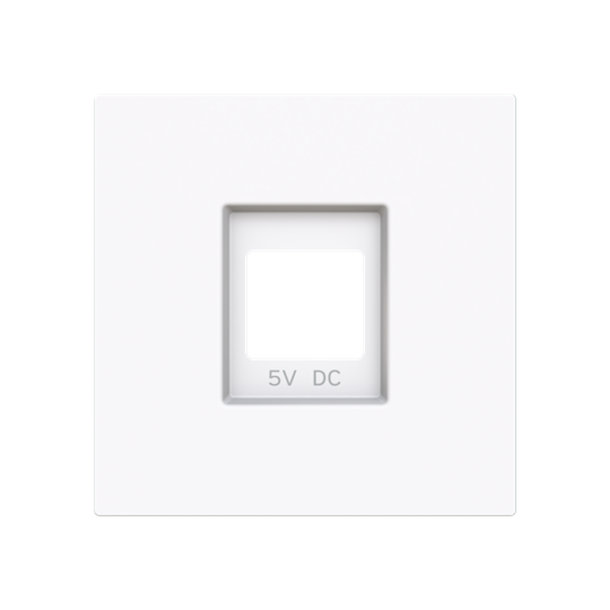 Cover USB charger for USB White - Alba