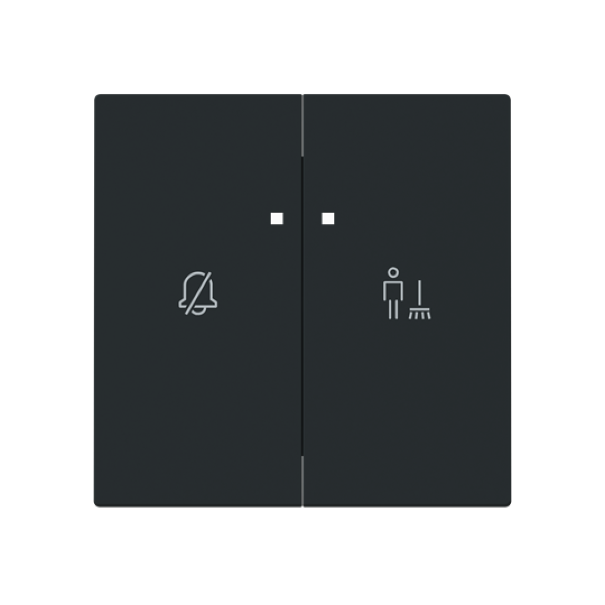 Rocker Various symbols for Signalling, Two-part rocker Black - Alba