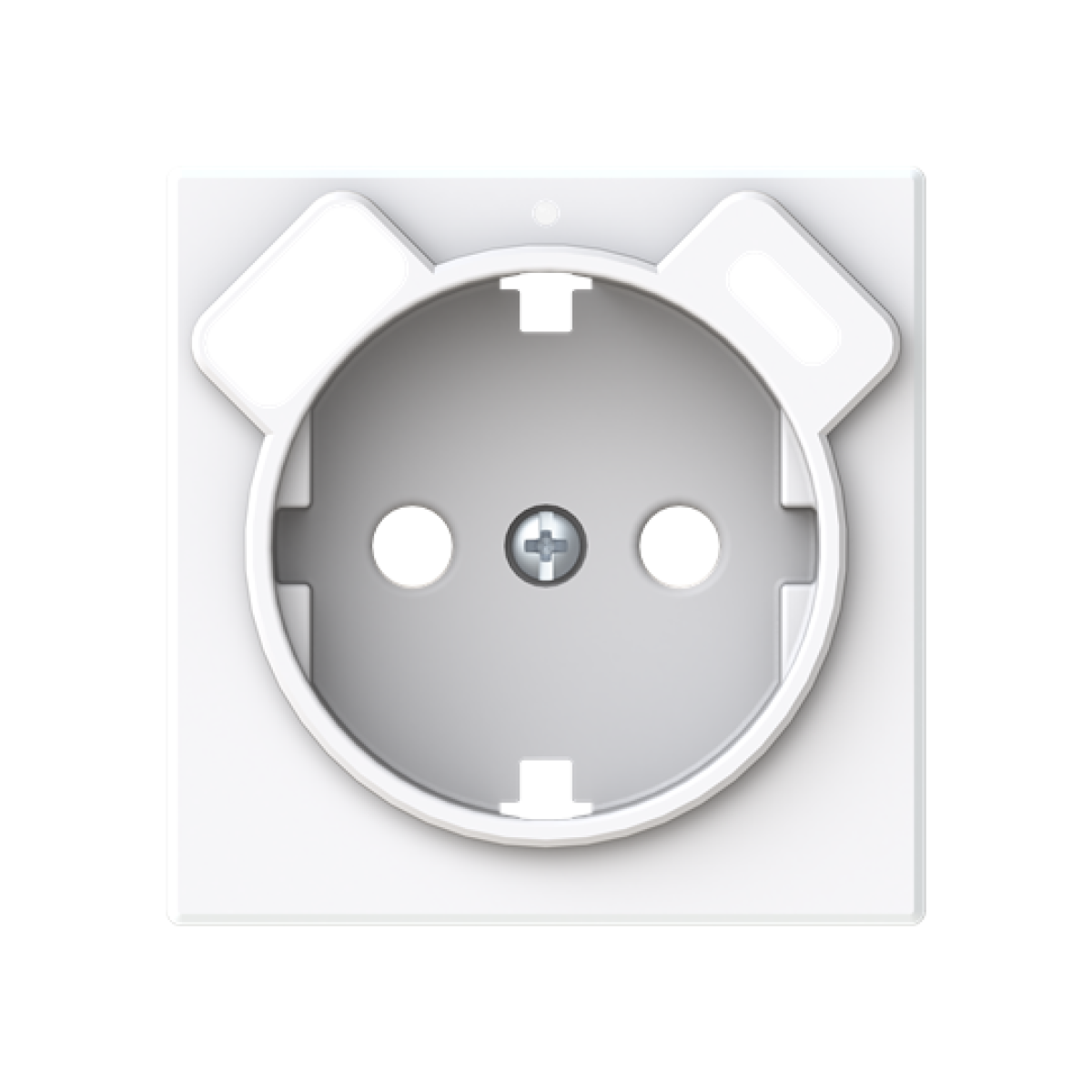 Cover USB charger Central cover plate for Socket outlet Various symbols White - Alba