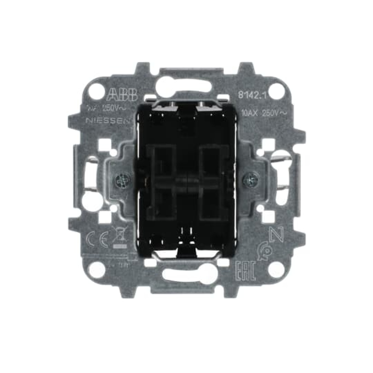 Insert Alternating-alternating switch for 1 rocker, 10 A