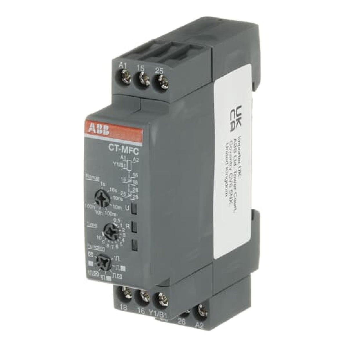 CT-MFC.21 Time relay, Multifunctional 2co, 12-240VACDC