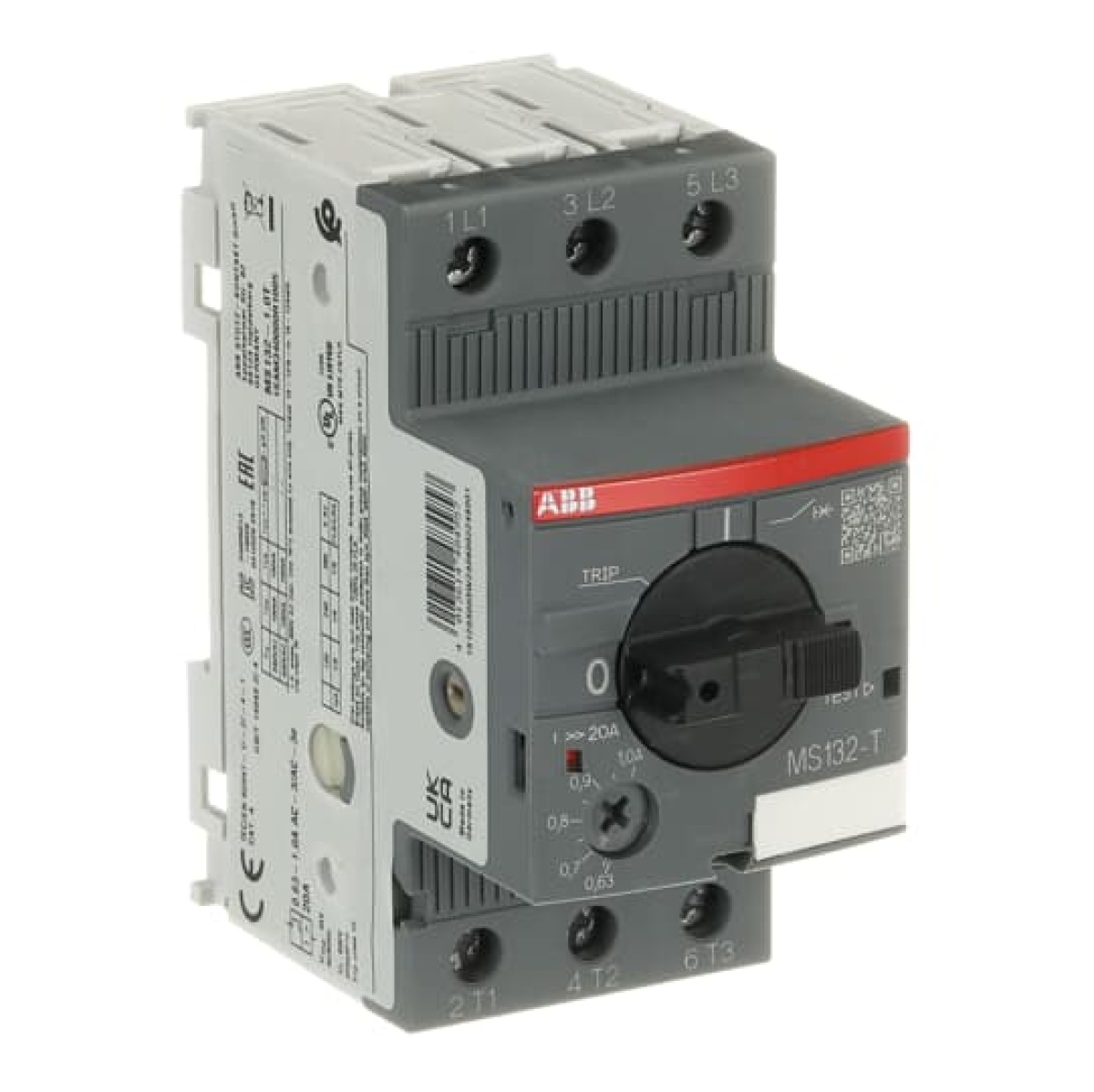 MS132-1.0T Circuit Breaker for Primary Transformer Protection 0.63 ... 1.0 A