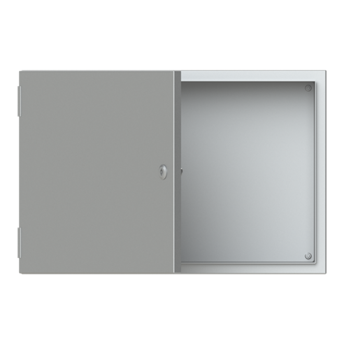 ENCLOS.BL.DOOR.PLATE S.STEEL 400X600X200