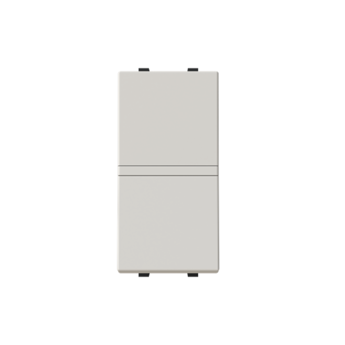 Insertcover Rockerbutton, Off switch 1-pole with LED exchangeable Dune - Zenit