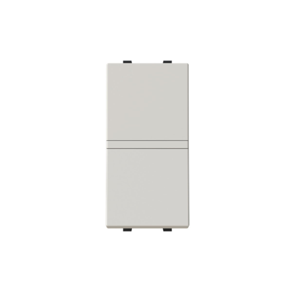 Insertcover Rockerbutton, Two-way switch with LED exchangeable Dune - Zenit
