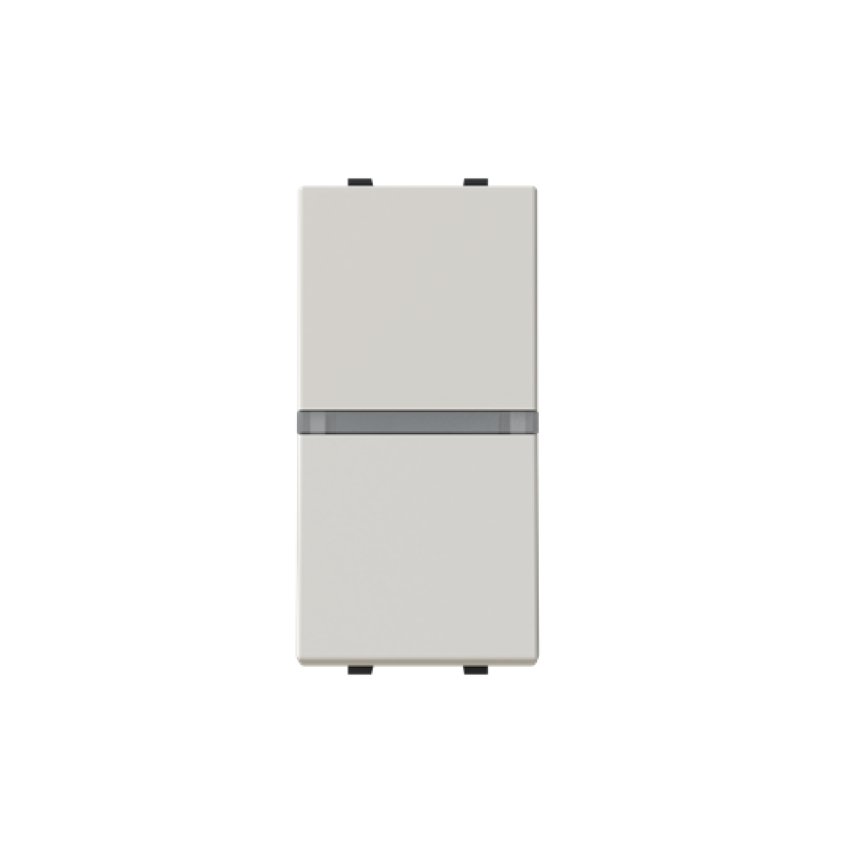 Insertcover Without imprint Push button, Single push button 1P 1NO 1CO Dune - Zenit