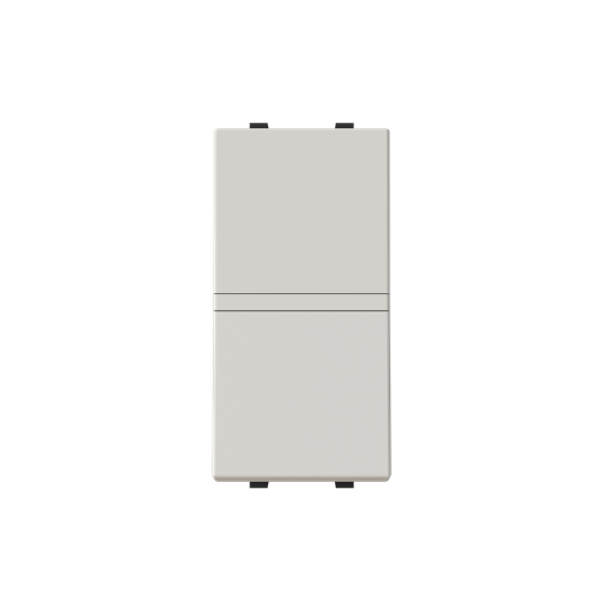 Insertcover Without imprint Push button, Single push button 1P 1NO 1CO Dune - Zenit