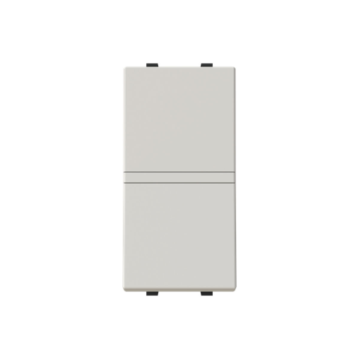 Insertcover Rockerbutton, Intermediate switch with LED exchangeable Dune - Zenit