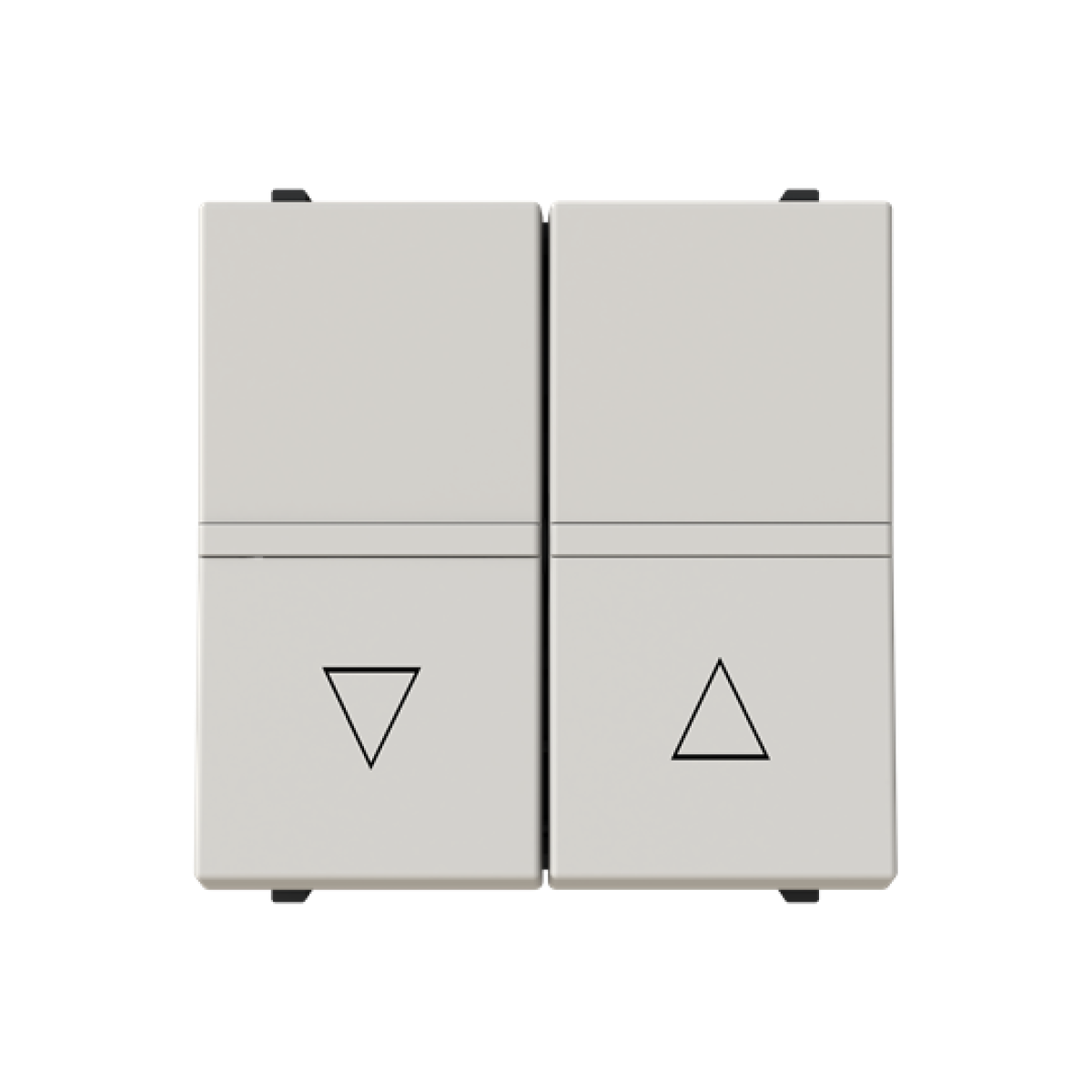 Blind control insertcover Rockerbutton, 1-pole push button Off switch 1-pole Dune - Zenit