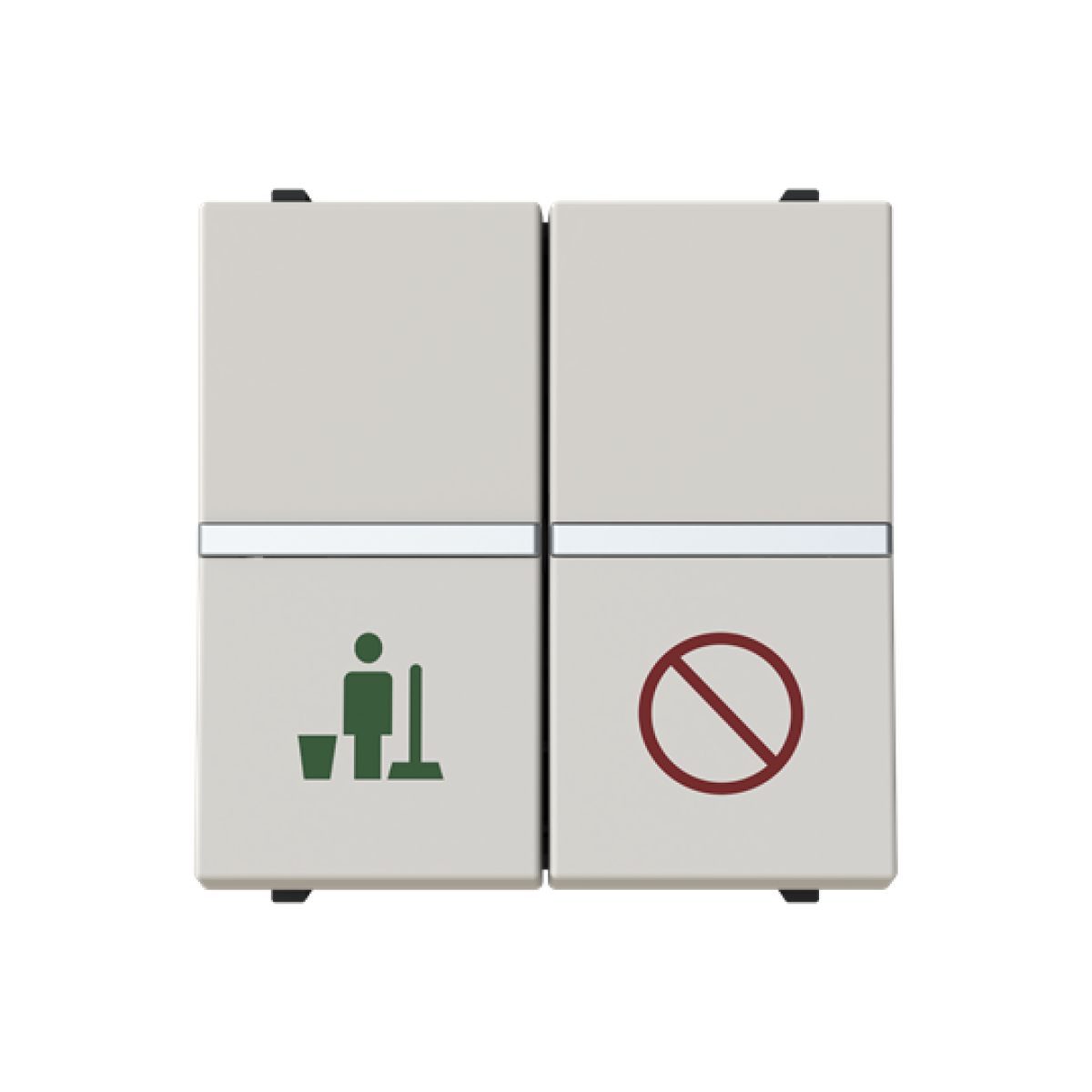 DNDMUR room Rockerbutton, Series switch with LED exchangeable Dune - Zenit