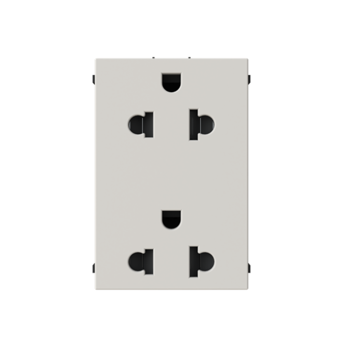 Socket outlet EUUS 2PE Without imprint Dune - Zenit