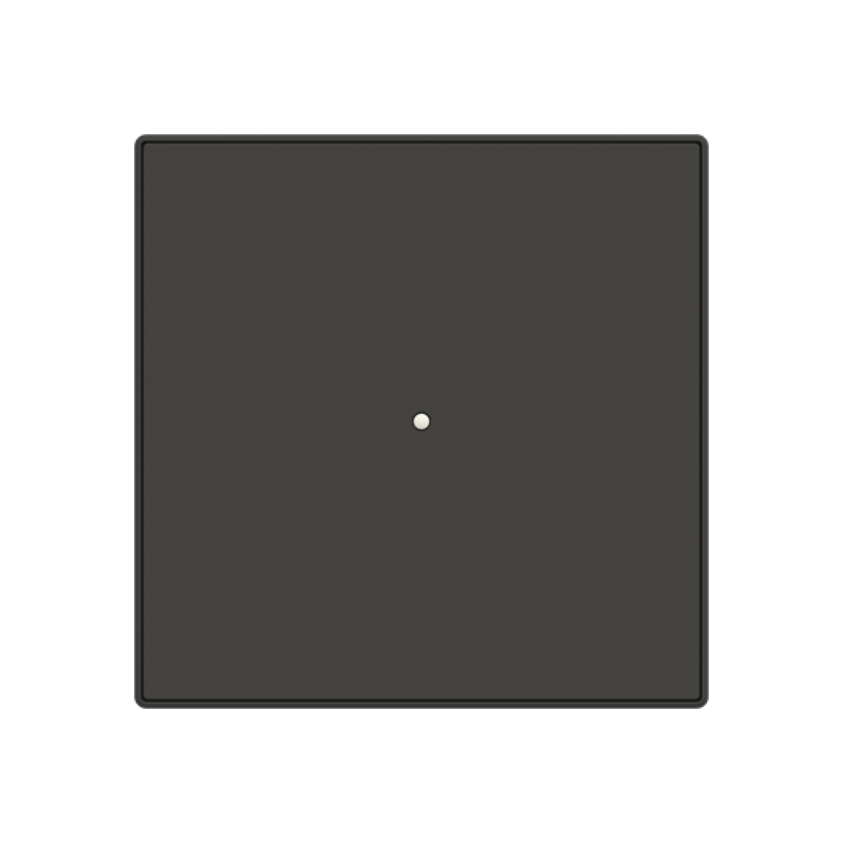 Cover plate None for Switchpush button One-part button Black - Sky Niessen