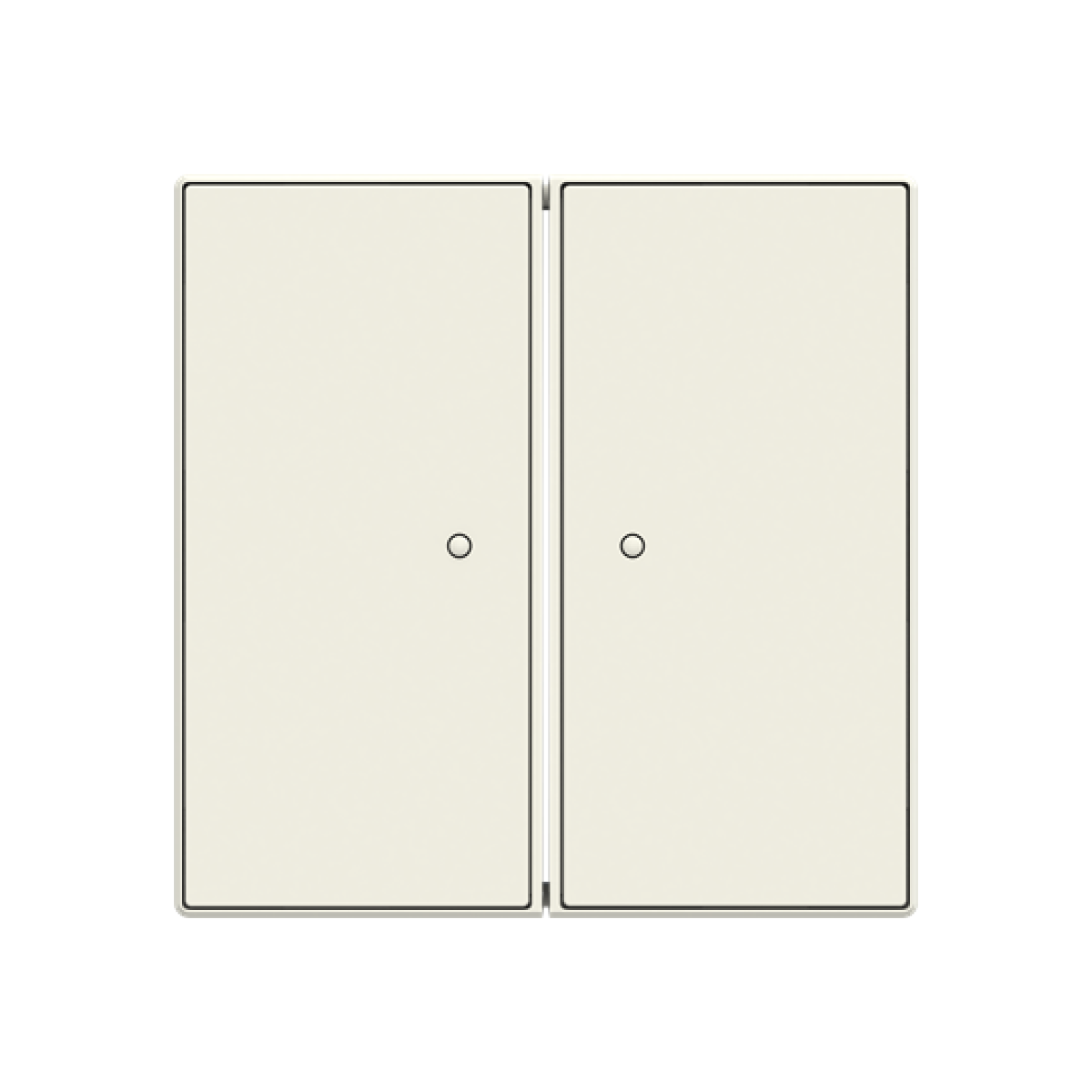 Cover plate Various symbols for Switchpush button Two-part button White - Sky Niessen