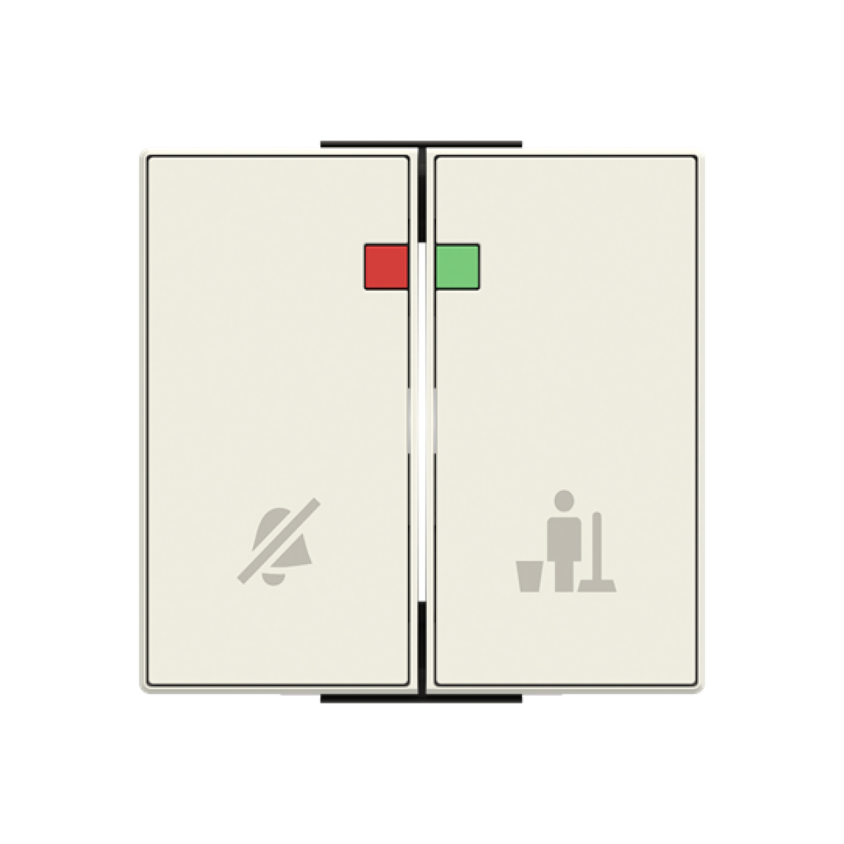 Rocker for Switchpush button, Two-part rocker White - Sky Niessen