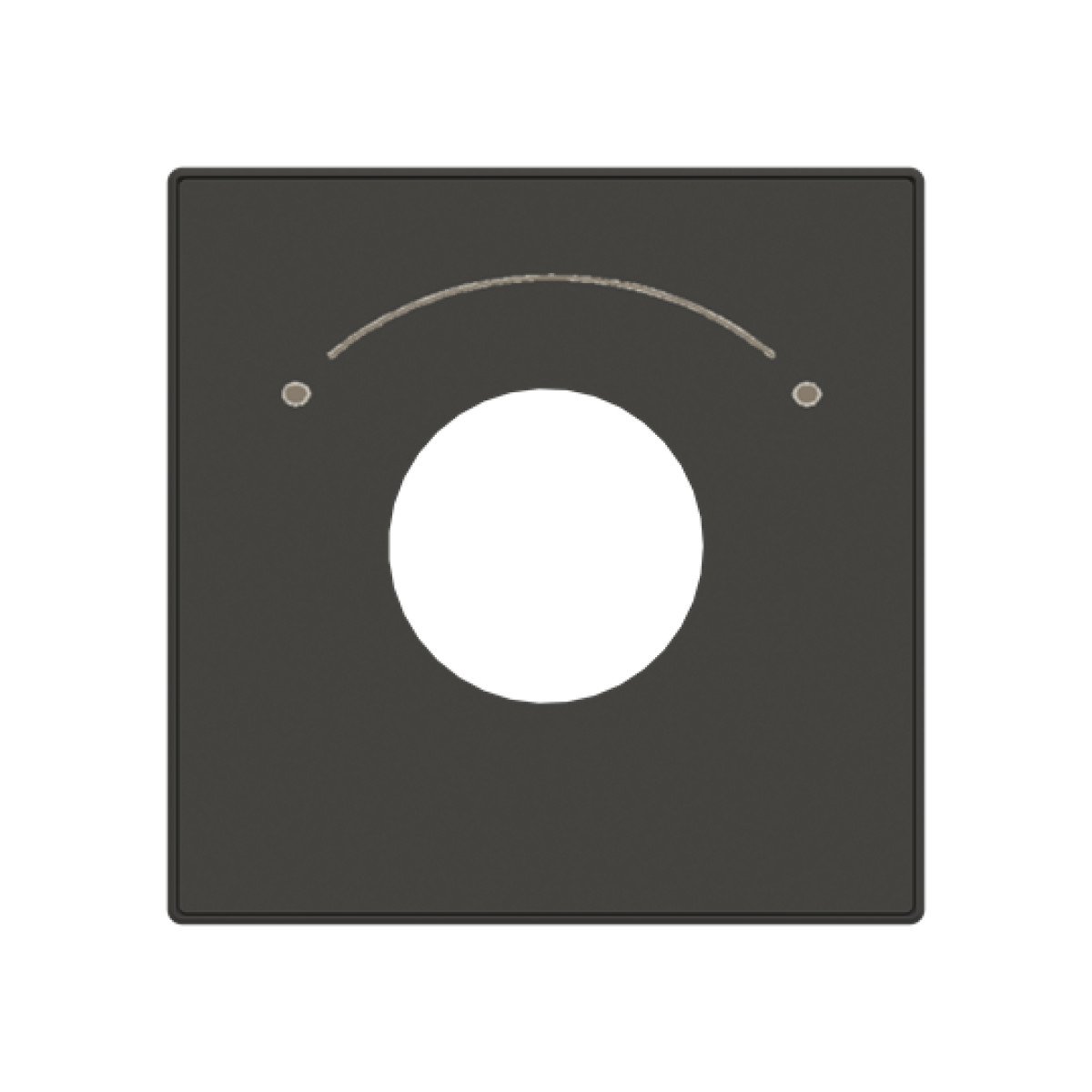 Cover plate for Level switch, Key Black - Sky Niessen