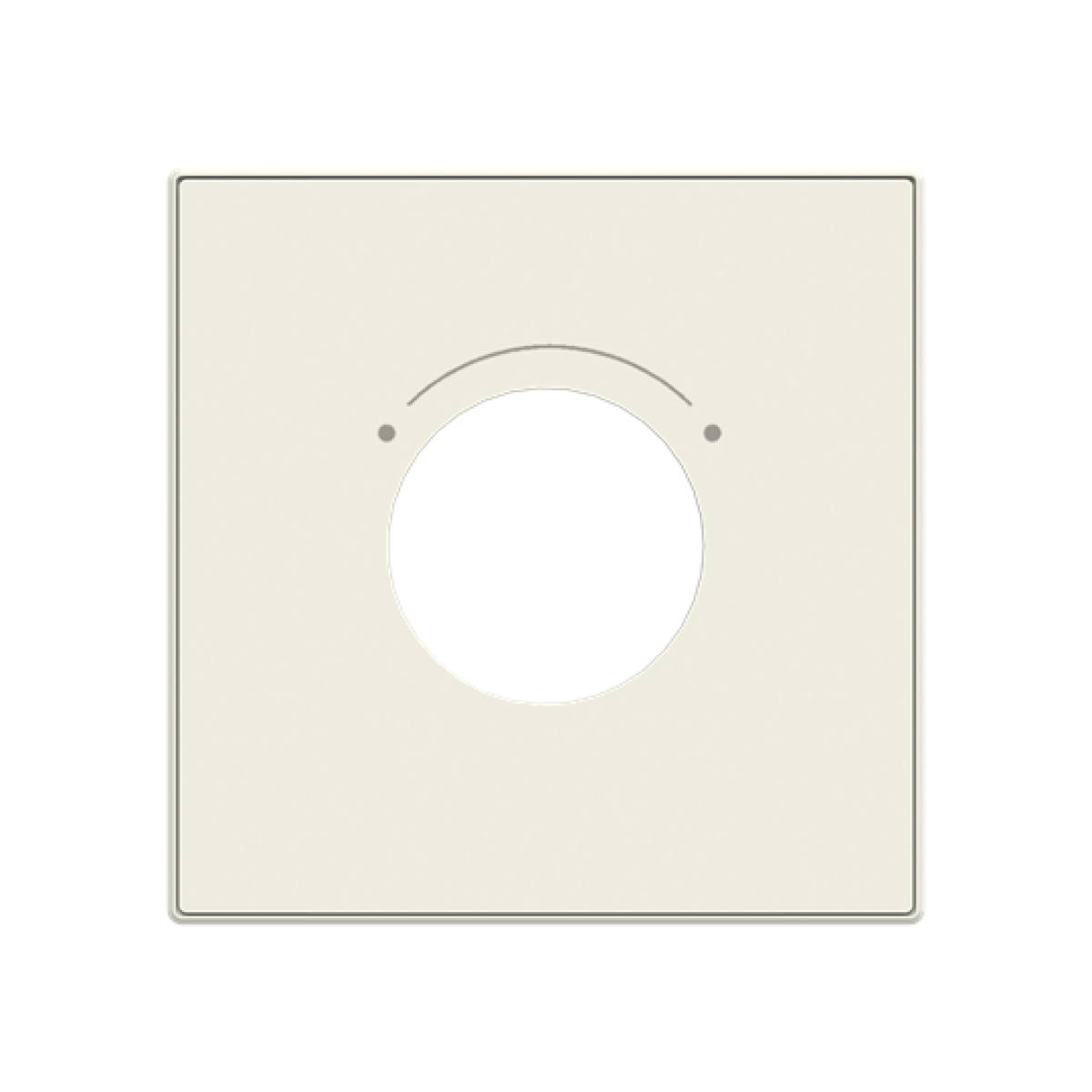 Cover plate Symbol "3-level switch" for Level switch, Key White - Sky Niessen