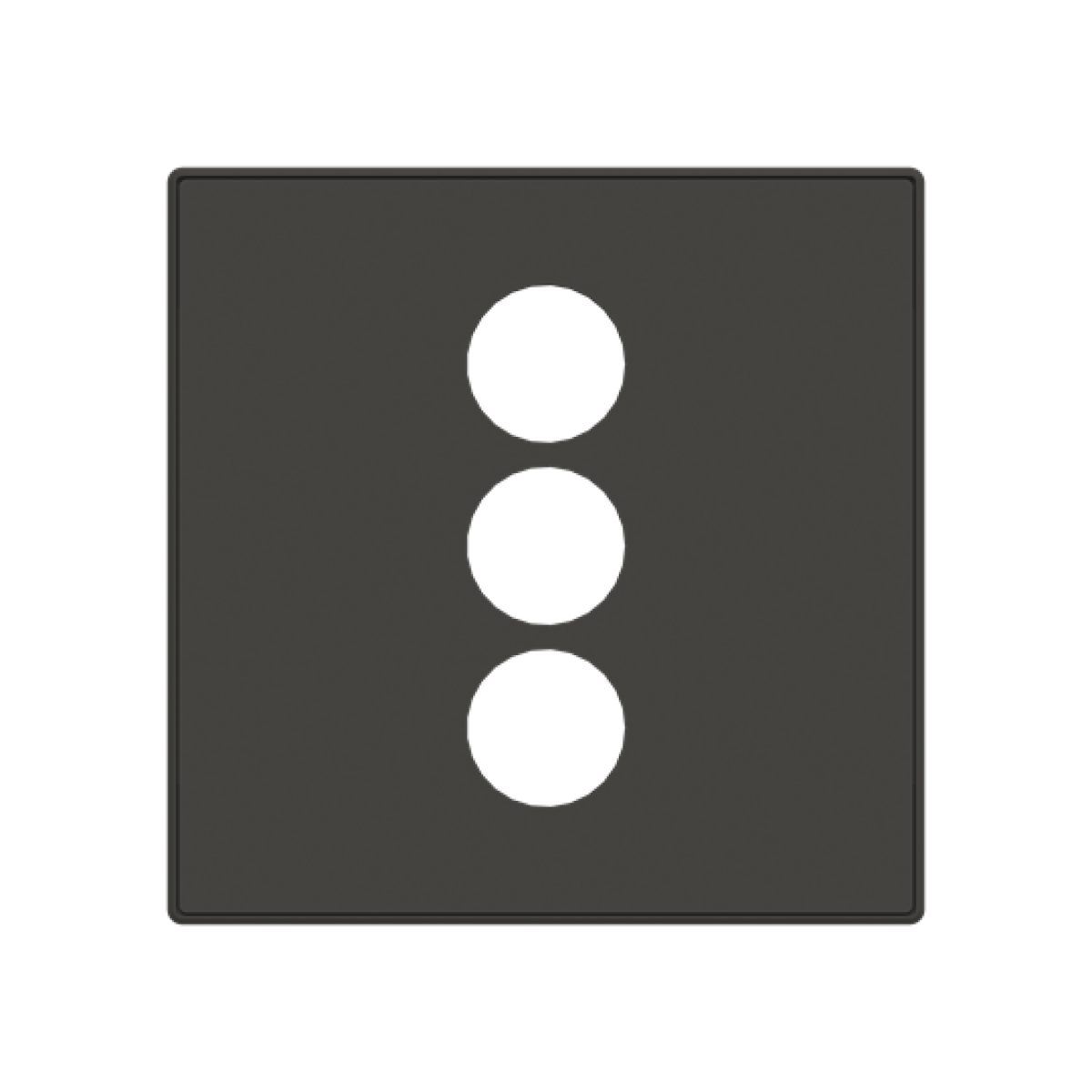 Cover plate Black - Sky Niessen