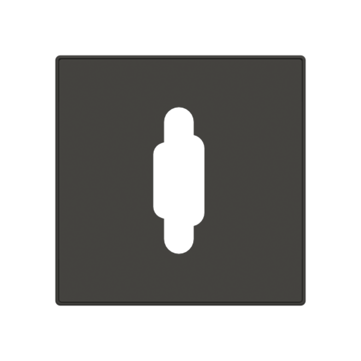 Cover plate Black - Sky Niessen